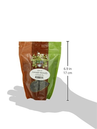 Lavender Butterfly Tea Pouches - 4oz | Loose Leaf Green Tea Blend with French Lavender | Relaxing Floral Herbal with Soothing Natural Green Tea Mix | Calming Loose Leaf-StrideForce Fitness