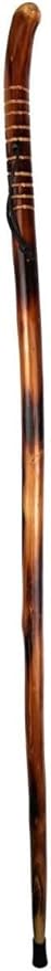 SE Natural Wood Walking Stick with Root Head, Carved Hand Grip, Steel Spike and Metal-Reinforced Tip Cover, 55" - WS631-52RH-StrideForce Fitness