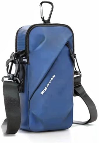 Phone Holder Armband, Small Crossbody Shoulder Holsters Bag with Arm Band, Fits iPhone and Android, Use for Running, Walking, Hiking & Biking (6.7 Inches, Blue)-StrideForce Fitness