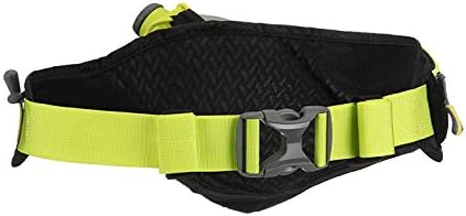 Nathan Peak Running Hydration Waist Pack Belt w/ Speed Draw Flask Water Bottle, 18oz/535 ml Push/Pull Race Cap, Expandable Zippered Stretch Pocket-StrideForce Fitness