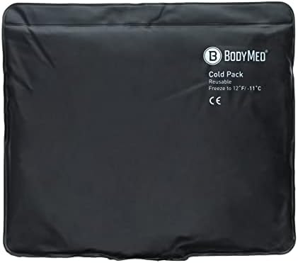 BodyMed Heavy Duty Reusable Urethane Ice Pack for Knee, Arm, Elbow, Shoulder, Back - Professional Grade Cold Therapy for Injuries, Aches, Swelling, Bruises, Sprains - 14 in. x 12 in. (Standard)-StrideForce Fitness