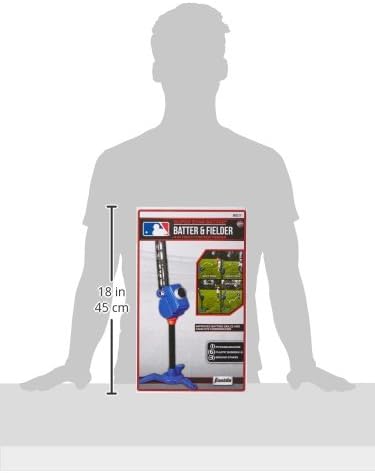 Franklin Sports Baseball Pitching Machine - Adjustable Baseball Hitting & Fielding Practice Machine For Kids - with 6 Baseballs - Great For Practice,Blue, Small-StrideForce Fitness