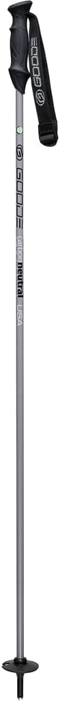 GOODE Carbon Neutral Ski Poles – Ultra-Lightweight & Durable Eco-Friendly Composite – High-Performance Shock Absorbing Downhill Ski Poles for Men & Women - Pair-StrideForce Fitness