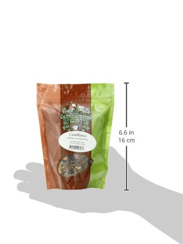 Casablanca Caffeine Free Herbal Tea Pouches - 4oz | Loose Leaf Fruit & Herb Blend | Hibiscus Rosehip Apple Currant Strawberry | Vitamin C Rich | Hot or Iced Tea | Summer Popsicle Tea-StrideForce Fitness