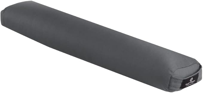 Hugger Mugger Pranayama Yoga Bolster - Very Firm, use Under Length of Spine for Deeper Breathing or Under Ankles, Handmade in The USA-StrideForce Fitness