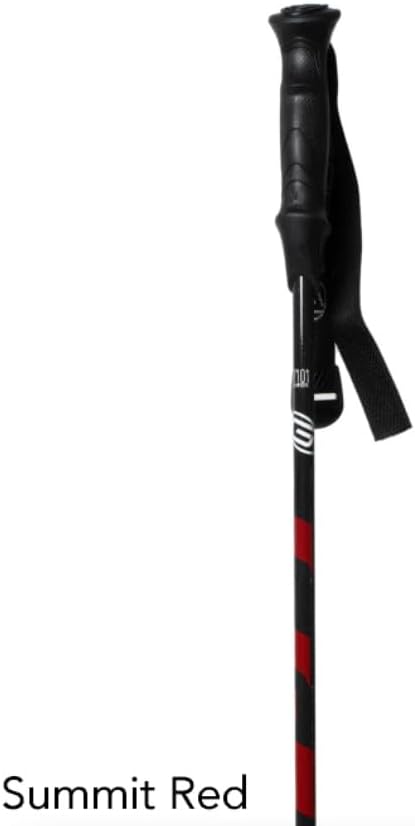 Goode - G-Max (Set of 2) - Our shafts use The Shock Absorption Properties of Carbon to Enhance Your Skiing Experience - Summit Red / 46"/115cm-StrideForce Fitness