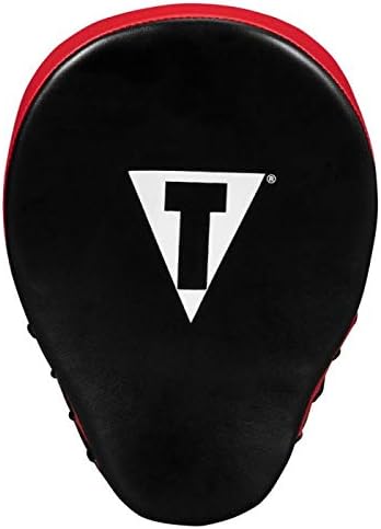 Title Boxing Classic Charge Punch Mitts, Black/Red-StrideForce Fitness
