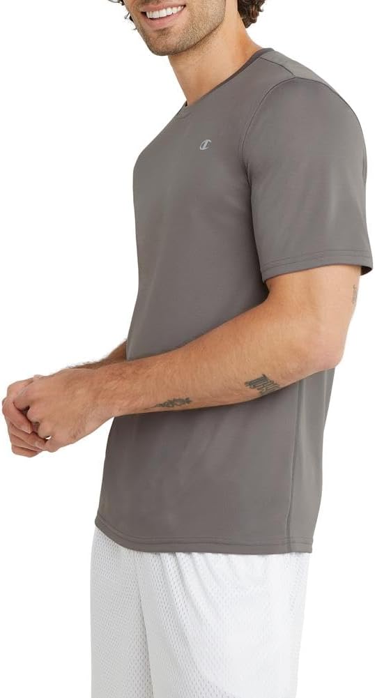 Champion Men's T-shirt, Sport Tee, Moisture Wicking, Anti Odor, Athletic T-shirt for Men (Reg. Or Big & Tall)-StrideForce Fitness