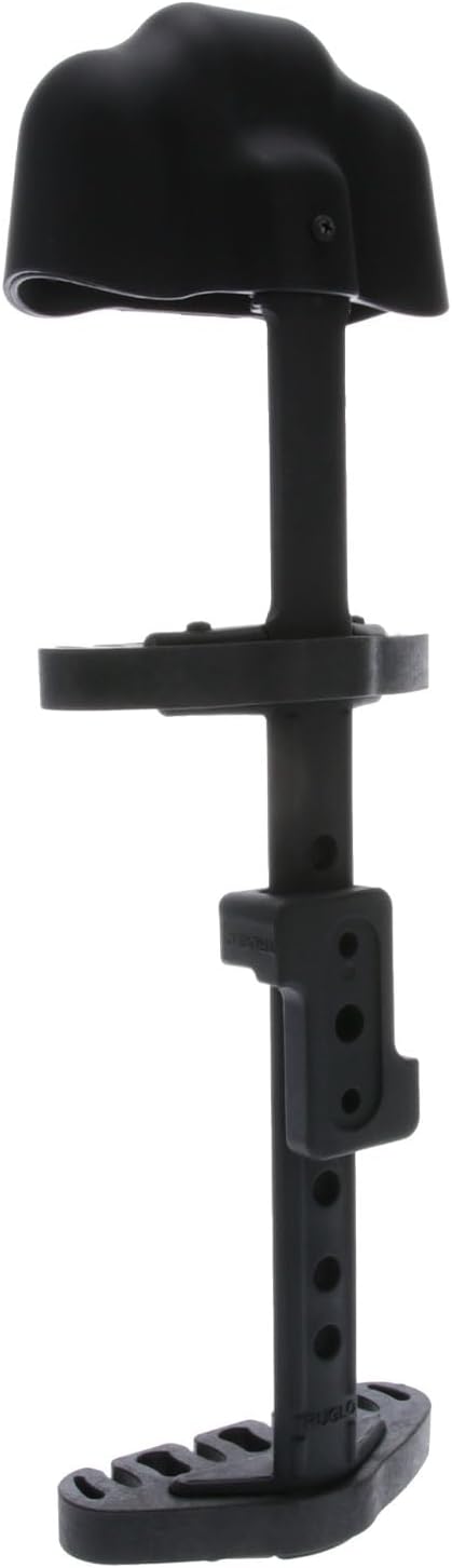 TRUGLO Loc-Down 4-Arrow Ultra-Quiet Lightweight Composite Vibration-Absorbing Left-Hand Convertible Bow Hunting Archery Quiver-StrideForce Fitness