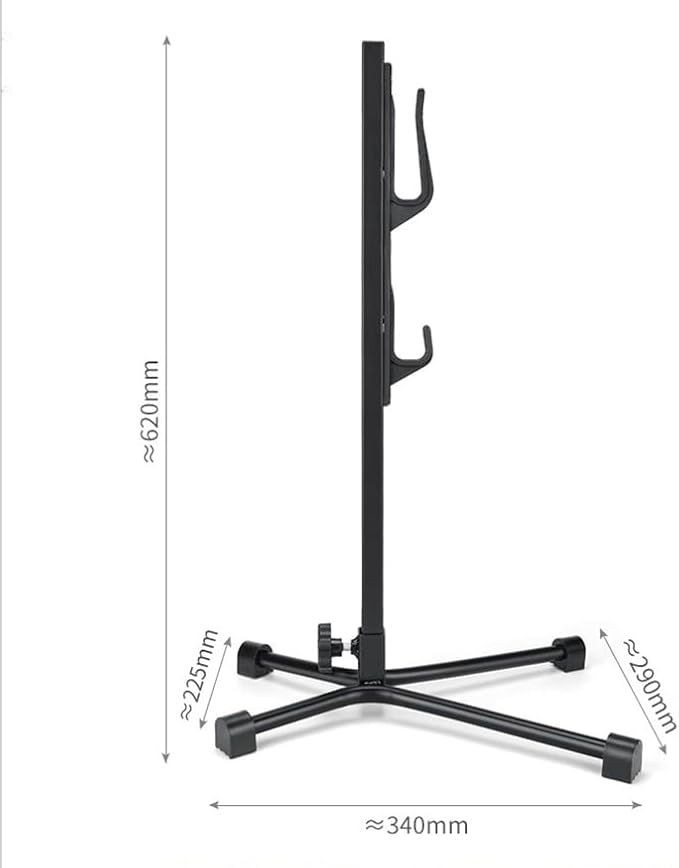 Topyond Vertical Bike Stand, Adjustable Upright Bicycle Stand Indoor, Tree Style Standing Bike Rack, Heavy Duty Bicycle Floor Parking Rack for Parking Bikes at Home, Repairing, Washing Chains-StrideForce Fitness