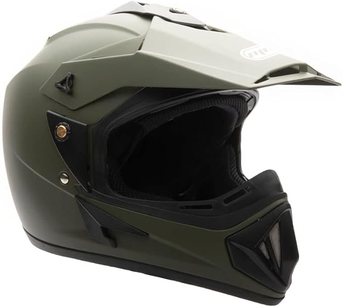 MMG Adult Motorcycle Off Road Helmet DOT - MX ATV Dirt Bike Motocross UTV - with Goggles-StrideForce Fitness