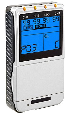 906A Premier 4 Channel Rechargeable - TENS EMS Combo Muscle Stimulator for Pain Relief and Muscle Strengthening-StrideForce Fitness