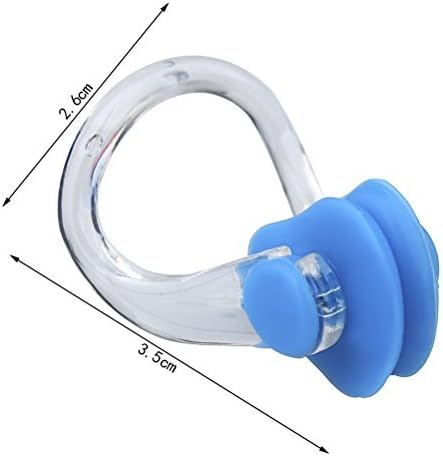 8 Pieces Silicone Swimming Nose Clip, Waterproof Silica Gel Surfing Nose Plug Protector Soft Latex Plugs for Kids and Adults (8 Colors)-StrideForce Fitness