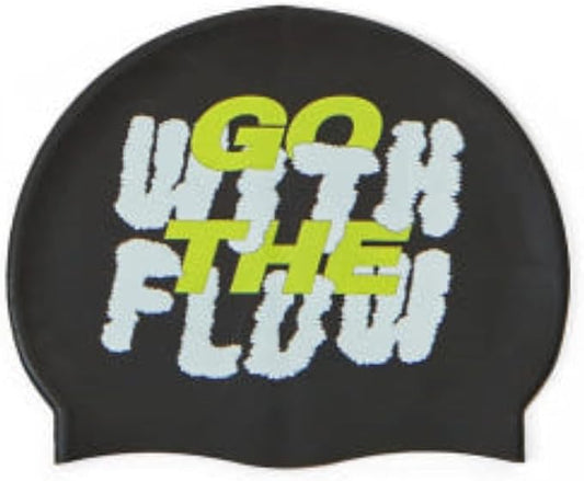 Unisex Silicone Swimming hat That Protects Hair and Ears, Pretty and Cool Artist Collaboration Design Swimming hat-StrideForce Fitness