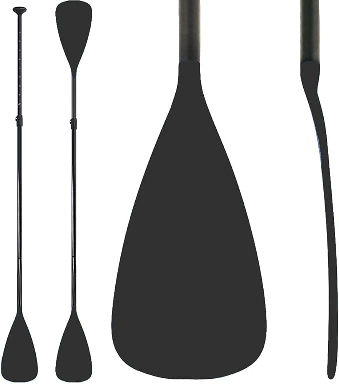 LBW SUP Paddle Board Paddle Stand up Paddleboard Paddles - 3-Piece or 4-Piece Floating Alloy Portable SUP Kayak Paddle Adjustable 2-Sided Paddle-StrideForce Fitness