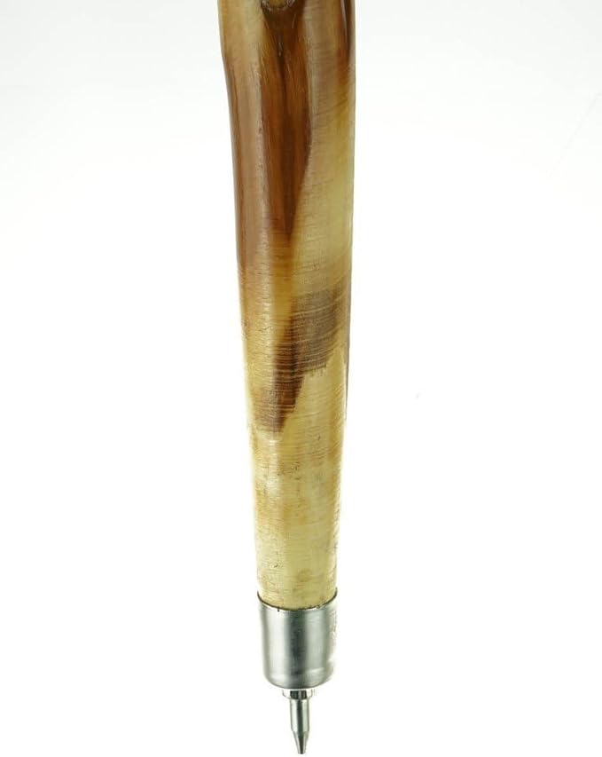 SE 60-Inch Natural Wood Walking Stick with Root Head & Steel Tip - Hand-Carved Floral Design, Huangtang Wood, Grooved Grip - WS631-60RH-StrideForce Fitness