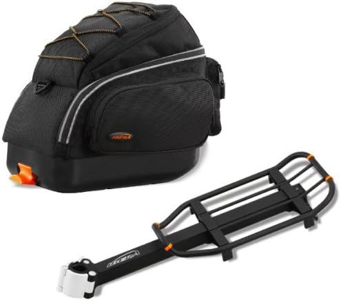 Ibera PakRak Touring Bicycle Seatpost/Disc/Non/Disc Rack and Quick Release Bag-StrideForce Fitness