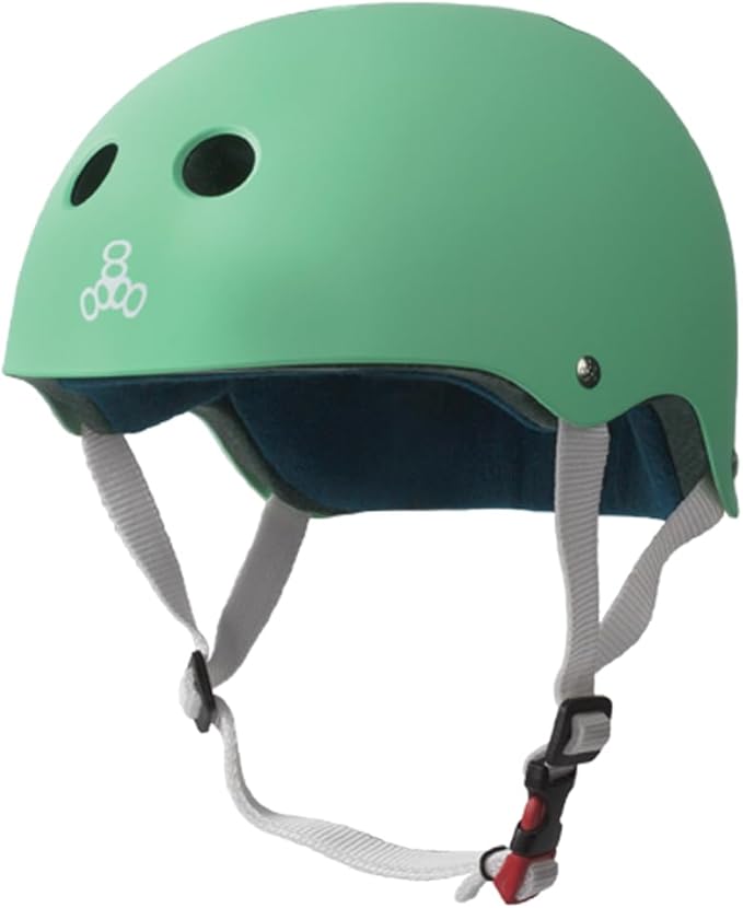 Triple Eight Certified Sweatsaver Helmet for Skateboarding, BMX, Roller Derby, Roller Skating, Inline Skating, Scooter and Bike-StrideForce Fitness