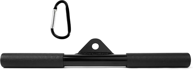 EVMT 15-Inch LAT Pulldown Attachments for Home Gym – LAT Pull Down Bar, Cable Machine Accessories for Tricep Bar, Bicep, Back Training, Full Rotation, Heavy-Duty Strength Workout Equipment-StrideForce Fitness