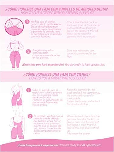 M&D Full Body Faja for Women | Fajas Colombianas Moldeadoras Post Surgery – Stage 2 Faja for Tummy Tuck, Lipo 360 & BBL-StrideForce Fitness