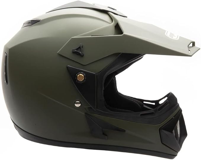MMG Adult Motorcycle Off Road Helmet DOT - MX ATV Dirt Bike Motocross UTV - with Goggles-StrideForce Fitness