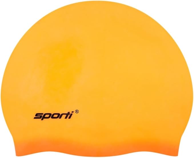 Sporti Silicone Swim Cap for Kids, Unisex Youth Swimming Cap, Protection Bathing Caps for Your Children, Aged 2-10-StrideForce Fitness