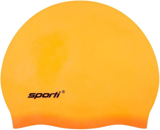 Sporti Silicone Swim Cap for Kids, Unisex Youth Swimming Cap, Protection Bathing Caps for Your Children, Aged 2-10-StrideForce Fitness