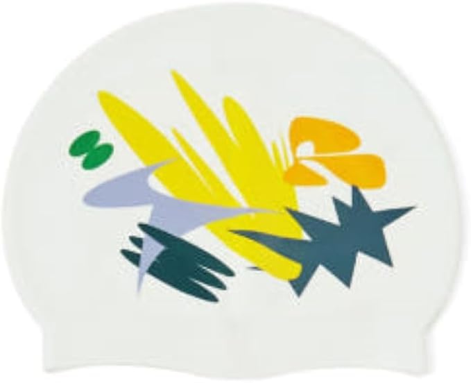 Unisex Silicone Swimming hat That Protects Hair and Ears, Pretty and Cool Artist Collaboration Design Swimming hat-StrideForce Fitness