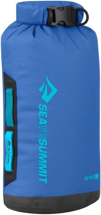 Sea to Summit Big River Dry Bag, Heavy-Duty Dry Storage, 5 Liter, Surf Blue-StrideForce Fitness