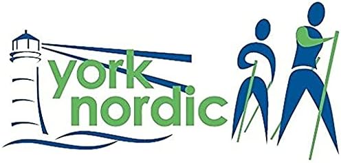 York Nordic Hiking & Walking Poles - Cushion Foam Grips w/Nordic Strap - Lightweight, Adjustable, and Great for Balance -2 Pieces w/Flip Locks, and Travel Bag - Heights 5'4"-6'2"-StrideForce Fitness