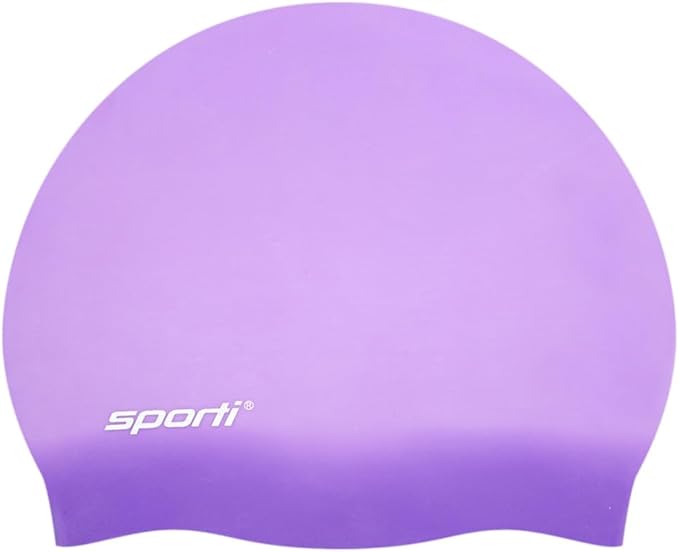Sporti Silicone Swim Cap for Kids, Unisex Youth Swimming Cap, Protection Bathing Caps for Your Children, Aged 2-10-StrideForce Fitness