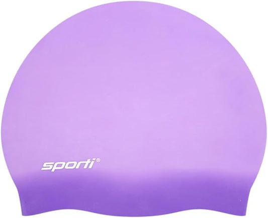 Sporti Silicone Swim Cap for Kids, Unisex Youth Swimming Cap, Protection Bathing Caps for Your Children, Aged 2-10-StrideForce Fitness
