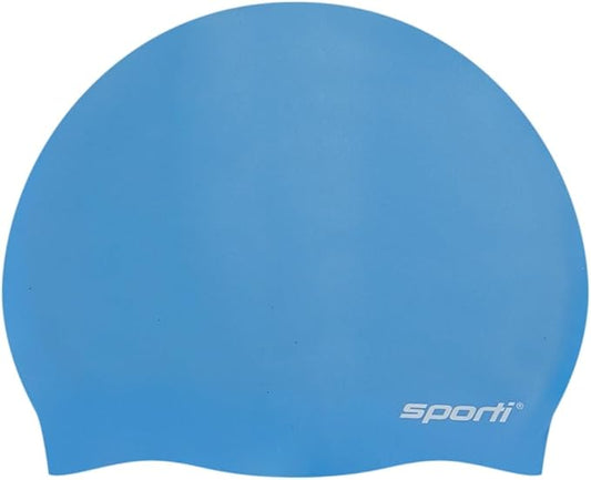 Sporti Silicone Swim Cap for Kids, Unisex Youth Swimming Cap, Protection Bathing Caps for Your Children, Aged 2-10-StrideForce Fitness