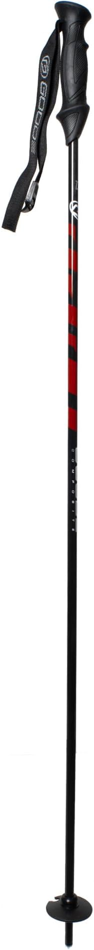 Goode - G-Max (Set of 2) - Our shafts use The Shock Absorption Properties of Carbon to Enhance Your Skiing Experience - Summit Red / 46"/115cm-StrideForce Fitness