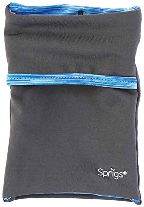 Sprigs Banjees 2 Pocket Wrist Wallet/Wrist Band/Wrist Pocket for Travel, Walking, & Running. Wallet Pouch That Holds Cash, Card, ID's, and More-StrideForce Fitness