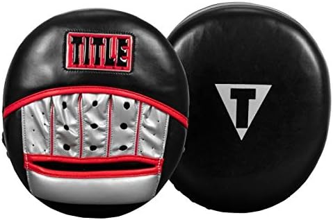 TITLE Boxing Valiant Punch Mitts - Boxing Pads, Muay Thai Pads, Punching Mitts, Focus Mitts, Boxing Equipment, Punching Pads, MMA Equipment, Kickboxing-StrideForce Fitness