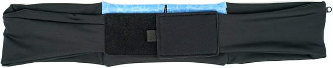 3 Pocket Adjustable Running Belt Waist Pack, Fanny Pack For Working Out With Sweat Resistant Backing, Holds All iPhone Models-StrideForce Fitness