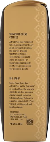 Peet's Coffee, Medium Roast Ground Coffee - Big Bang 10.5 Ounce Bag (Pack of 2)-StrideForce Fitness