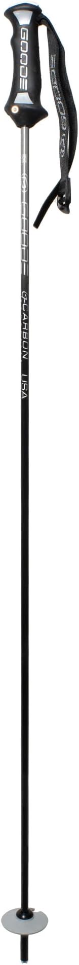 GOODE G Carbon Ski Poles – Ultra-Lightweight & Durable Carbon Fiber – Superior Balance – Shock Absorbing – High-Performance Downhill Ski Poles for Men & Women - Pair-StrideForce Fitness