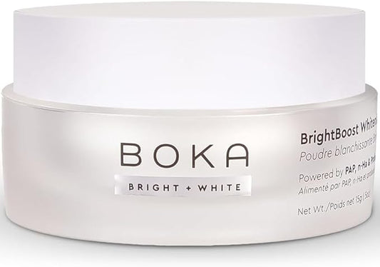 Boka Teeth Whitening Powder - Nano Hydroxyapatite, Appropriate for Sensitive Teeth, Whitening -Toothpaste Alternative with Essential Oils, Has Probiotics, Multivitamins & Aloe