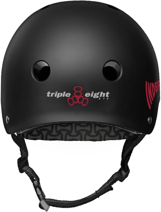 Triple Eight Certified Sweatsaver Helmet for Skateboarding, BMX, Roller Derby, Roller Skating, Inline Skating, Scooter and Bike-StrideForce Fitness