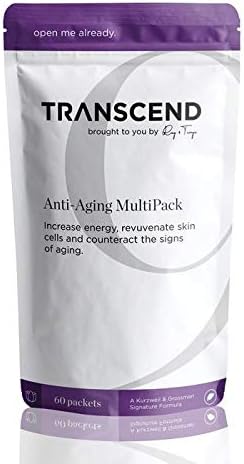 Transcend Ray and Terry's Anti-Aging Supplement Combination: 30 Day Supply Individual Dose Packets Contain 3 Supplements to Counterract Biochemical Aging-StrideForce Fitness