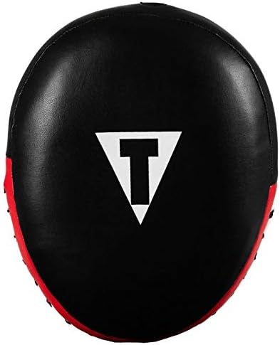 TITLE Boxing Air Vent Technology Punch Mitts, Black/Red - Boxing Pads, Muay Thai Pads, Punching Mitts, Focus Mitts, Boxing Equipment, Punching Pads, MMA Equipment, Kickboxing-StrideForce Fitness