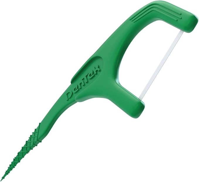 DenTek Fresh Clean Floss Picks, for Extra Tight Teeth, 75 Count, (Pack of 2)