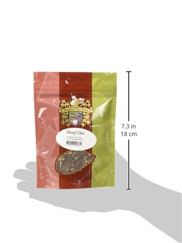 English Tea Store Decaf Chai | Loose Leaf Tea Pouches - 4oz | CO2 Decaffeinated Black Tea with Ginger Cardamom Cinnamon Clove and Black Pepper | Traditional Indian Spiced Chai Blend-StrideForce Fitness