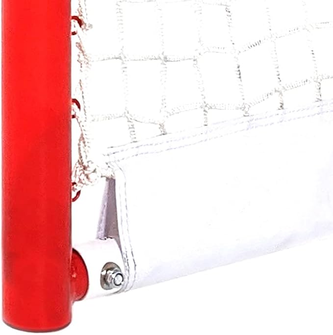 Skywalker Sports Competitive Series 6’ x 4’ Hockey Goal, White/Red (SSHG6400)-StrideForce Fitness