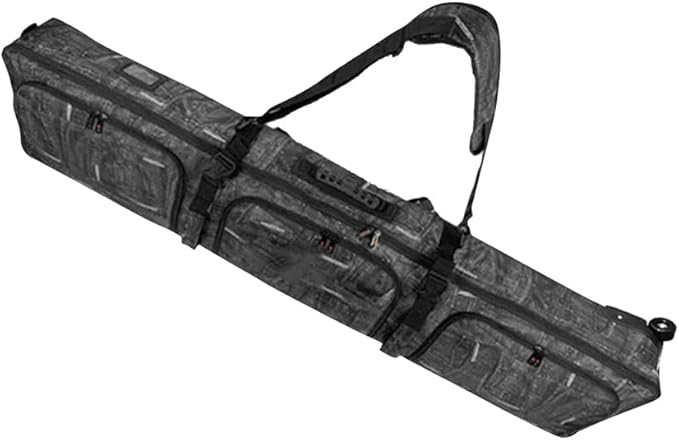 UNISTRENGH Padded Snowboard Bag With Wheels - Travel Bag for Single Snowboard and Snowboard Boots,Helmet,Clothes-StrideForce Fitness