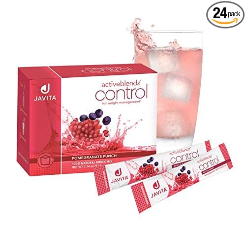 Javita Control Fruity (Acai, Pomegranate) Drink Mix Beverage with Slimming Herbs (Garcinia Cambogia, Gymnema Sylvestre) to Help Support Healthy Lifestyle, Appetite (1 Box/24 Sticks)-StrideForce Fitness