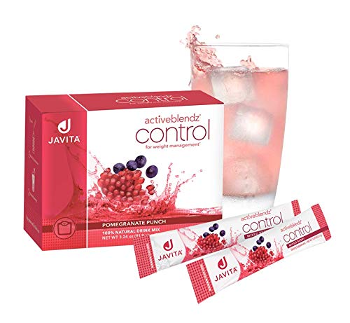 Javita Control Fruity (Acai, Pomegranate) Drink Mix Beverage with Slimming Herbs (Garcinia Cambogia, Gymnema Sylvestre) to Help Support Healthy Lifestyle, Appetite (2 Boxes/48 sticks)-StrideForce Fitness