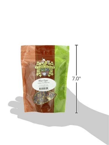 English Tea Store Blue Eyes Herbal Tea Pouches - 4oz | Loose Leaf Fruit Tea Blend with Caramel Cornflower Petals | Refreshing Caffeine Free Summer Cooler or Winter Reminder-StrideForce Fitness